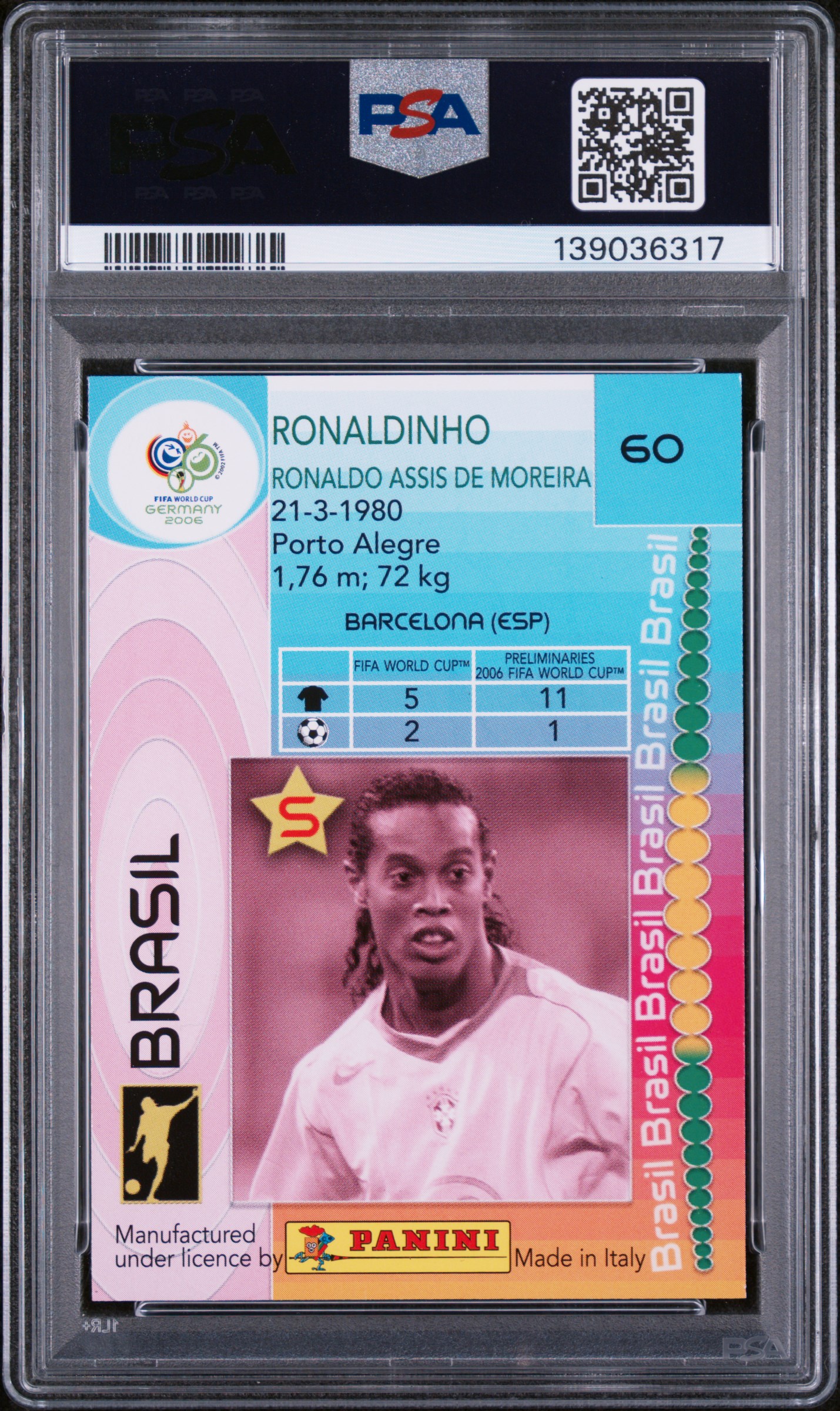 TheKaboomCollective's 2006 Panini World Cup Germany Ronaldinho
