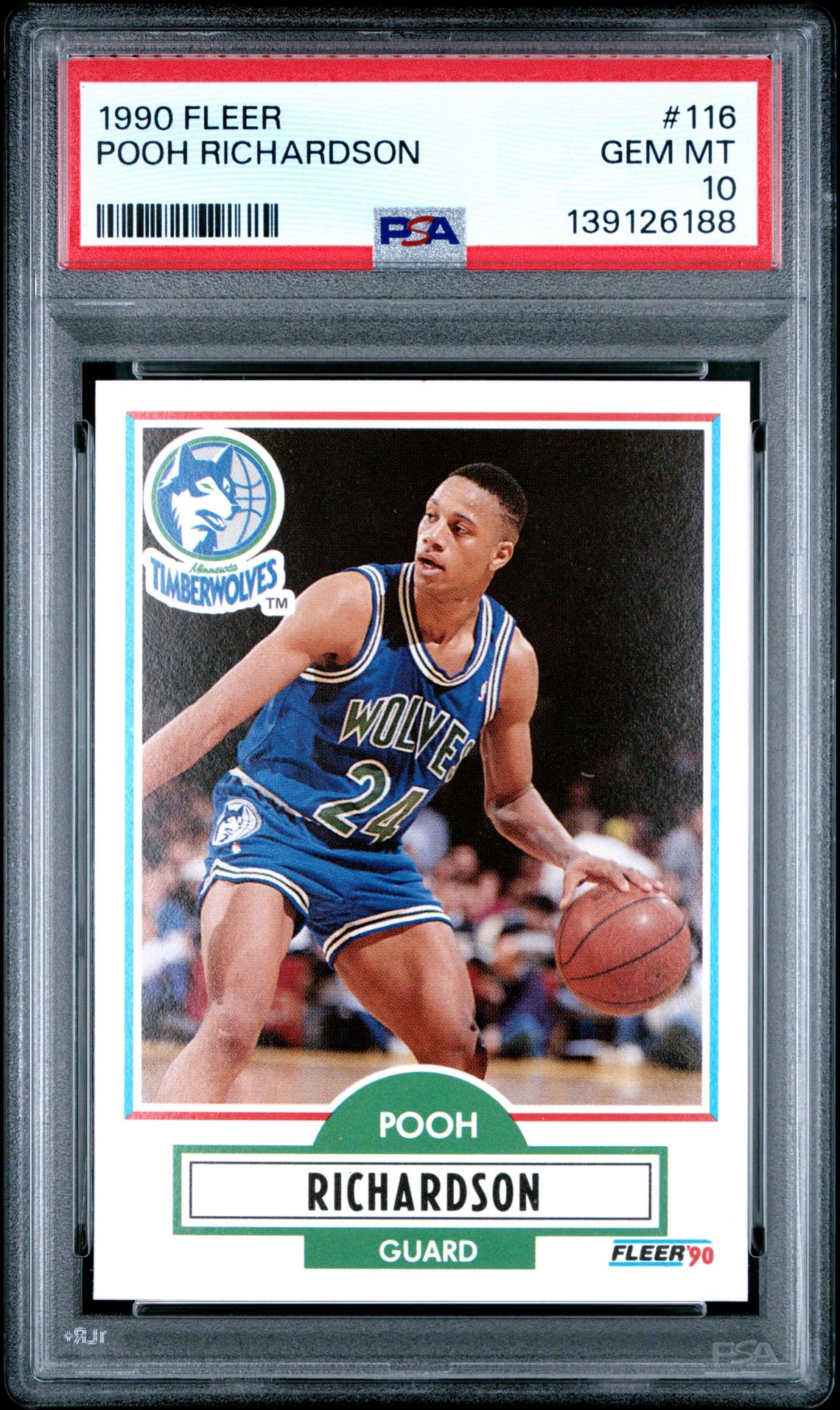 1990 Fleer FLEER #116 Pooh Richardson front