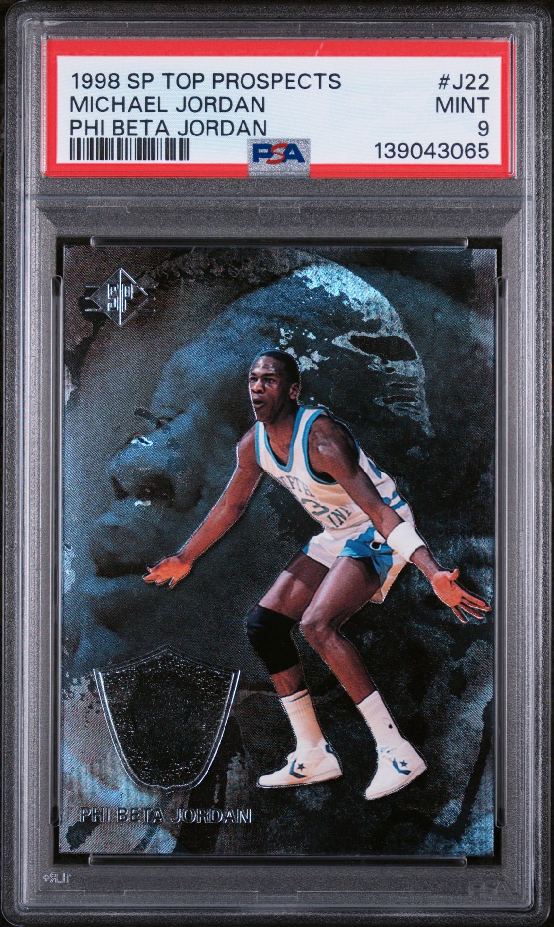 1998 SP TOP PROSPECTS PHI BETA JORDAN #J22 Michael Jordan front