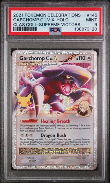 2021 Pokemon Celebrations Holo #145 Garchomp front