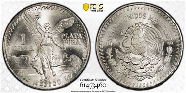 1982-Mo Onza Libertad Ag - DDO MS66