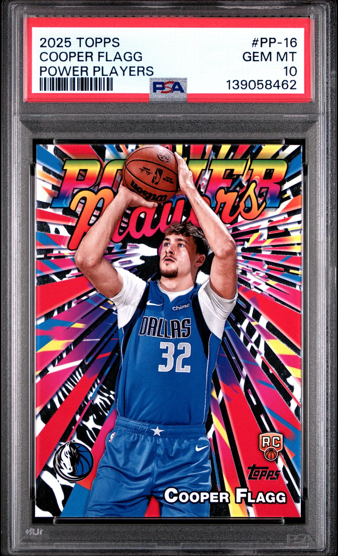 2025 Topps Power Players Cooper Flagg #Pp-16 Gem Mt 10 front