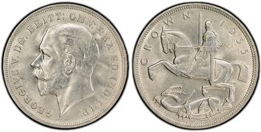 1935 Crown S-4048 .500 Silver MS64