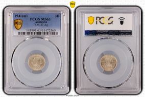 1941(m) 3D KM-37  Ag MS63