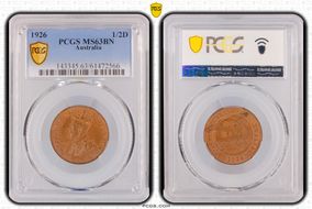 1926 1/2D MS63BN