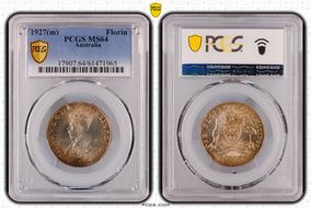 1927(m) Florin MS64