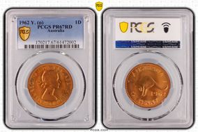 1962 Y. (p) 1D PR67RD
