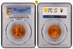 1960 Y. (p) 1/2D PR67RD