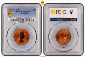 1961 Y. (p) 1/2D PR66RD