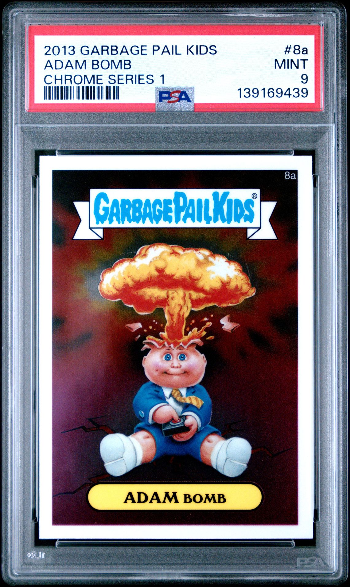 2013 Topps GARBAGE PAIL KIDS CHROME SERIES 1 #8A Adam Bomb front