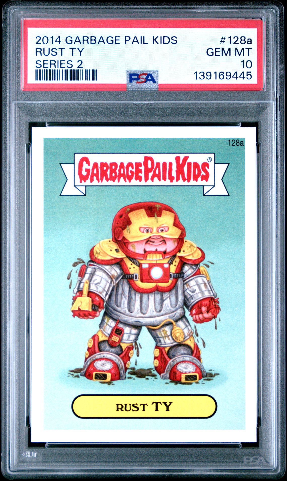 2014 Topps GARBAGE PAIL KIDS SERIES 2 #128A Rust Ty front