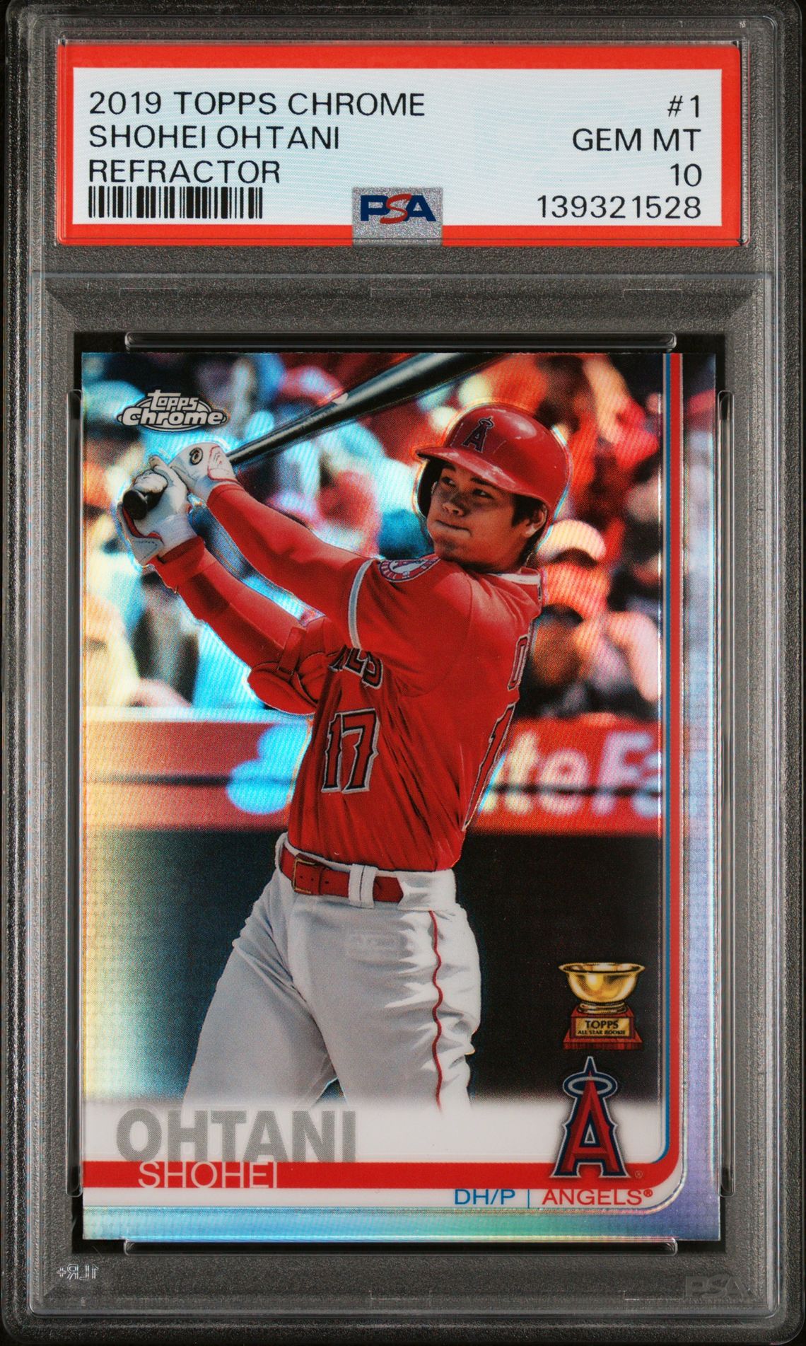 2019 Topps Topps Chrome Refractor #1 Shohei Ohtani front