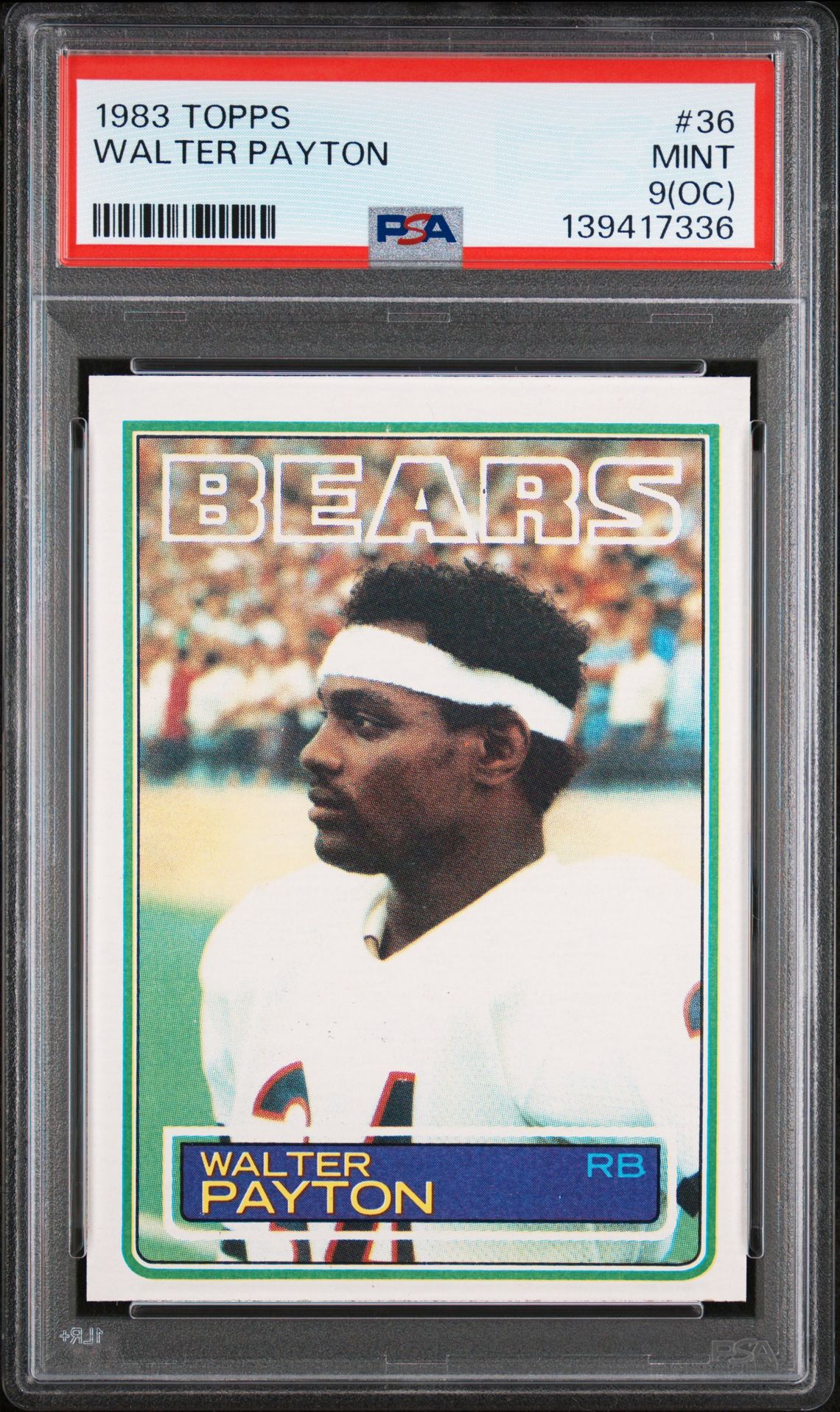 1983 Topps TOPPS #36 Walter Payton front