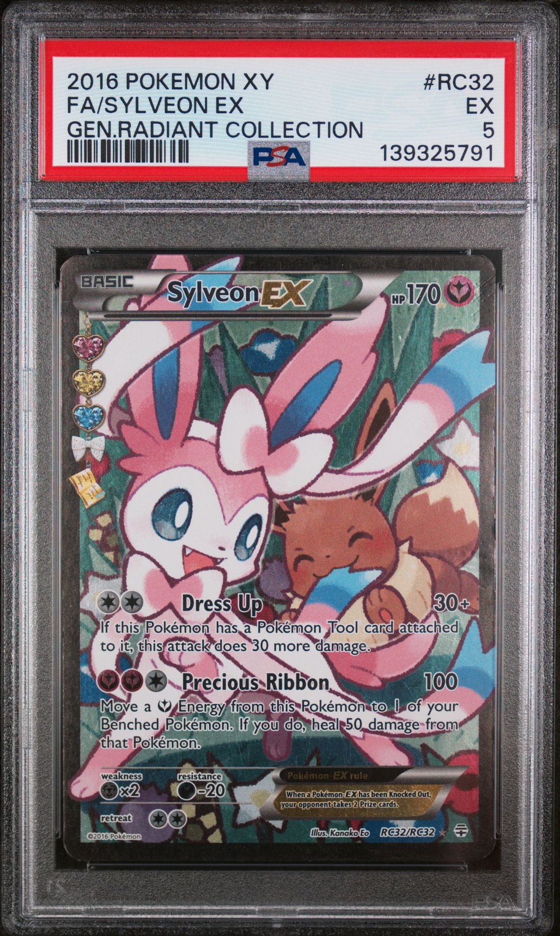 2016 Pokemon POKEMON XY GENERATIONS RADIANT COLLECTION GEN.RADIANT COLLECTION #RC32 Fa/Sylveon Ex front