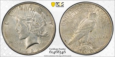 1923-D $1 AU53