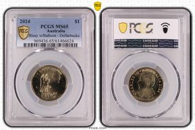 2024 $1 Bluey w/Balloon - Dollarbucks MS65