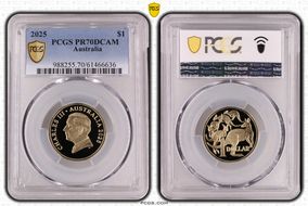 2025 $1 PR70DCAM