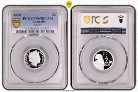 2010 $2 Silver PR69DCAM