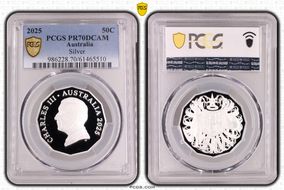 2025 50C Silver PR70DCAM