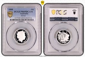 2008 10C Silver PR69DCAM