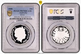 2008 50C Silver PR70DCAM