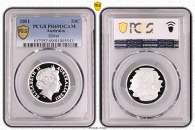 2011 20C Silver PR69DCAM