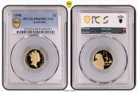 1998 $2 PR69DCAM