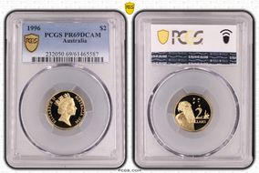1996 $2 PR69DCAM