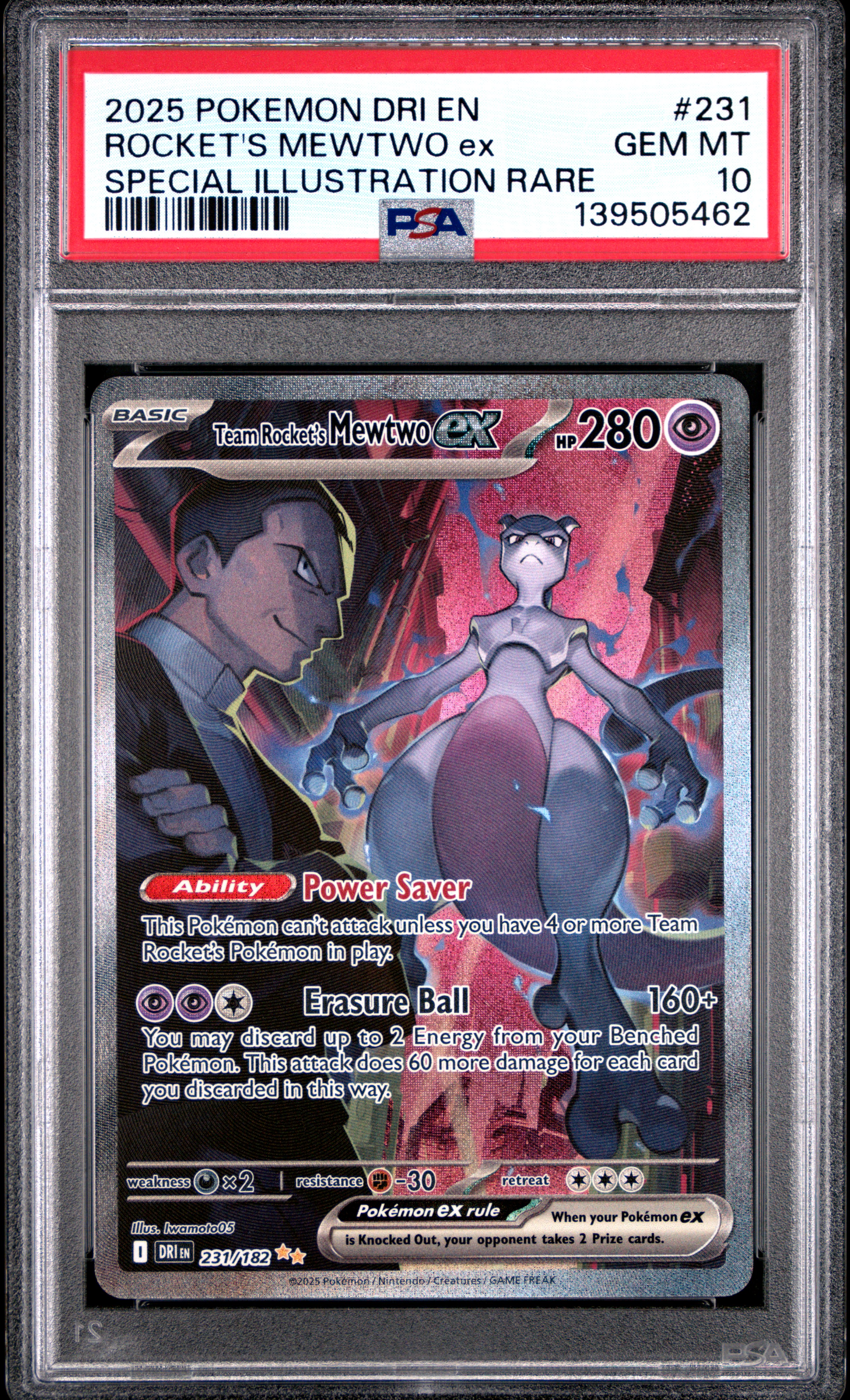 Snorstoretcg's 2025 Pokemon Dri En-Destined Rivals Rocket's Mewtwo Ex Special Illustration Rare #231 PSA 10 | Card Ladder Snorstoretcg's 2025 Pokemon Dri En-Destined Rivals Rocket's Mewtwo Ex Special Illustration Rare #231 PSA 10 | Card Ladder