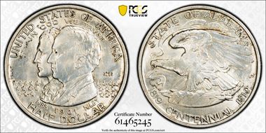 1921 50C Alabama, 2X2 N1