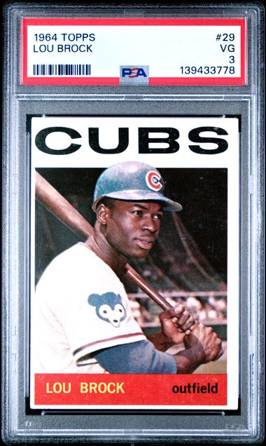 1964 Topps #29 Brock front
