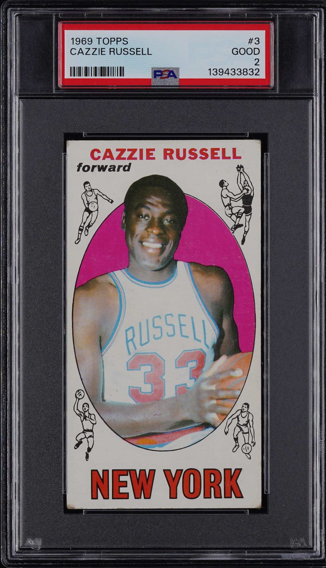 1969 Topps TOPPS #3 Cazzie Russell front
