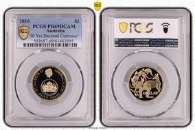 2016 $1 50 Yrs Decimal Currency PR69DCAM