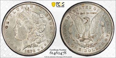 1878-CC $1 AU55