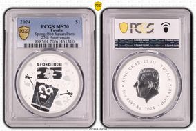 2024 $1 SpongeBob SquarePants 25th Anniversary MS70