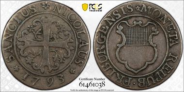 1793 2 Kr VF35