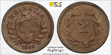 1893 B 2 Rap MS62BN
