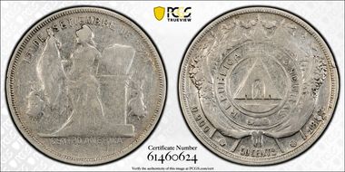 1887/5 50C KM-51   DDO VF20