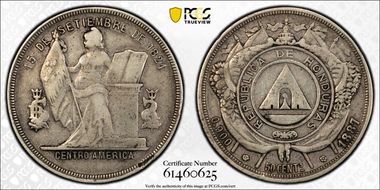 1887/6 50C KM-51  Ag VF30