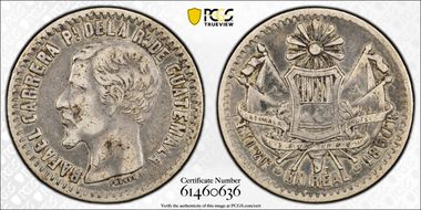 1860 R Real KM-132  Ag VF35