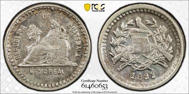 1893 1/2 R KM-164 Round Top 3 XF45