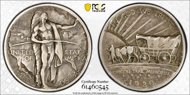 1926 50C Oregon VF25
