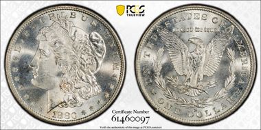 1880-S $1 MS67
