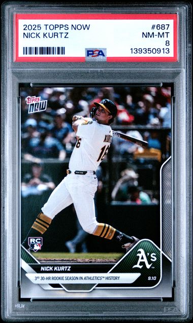 2025 Topps TOPPS NOW #687 Nick Kurtz front