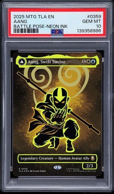 2025 MTG MAGIC THE GATHERING AVATAR: THE LAST AIRBENDER Foil #0359 Aang front