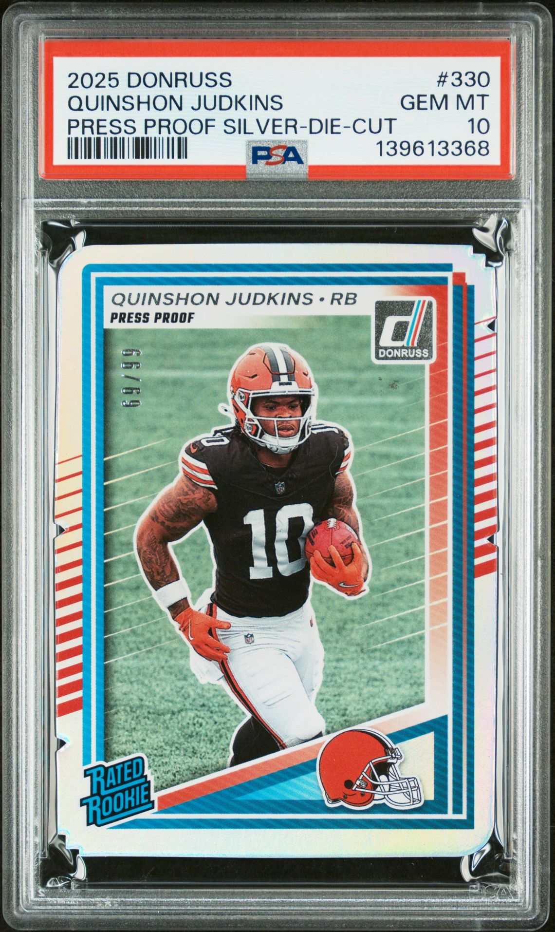 2025 Panini Panini Donruss #330 Quinshon Judkins front