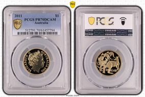 2011 $1 PR70DCAM