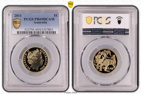 2011 $1 PR69DCAM