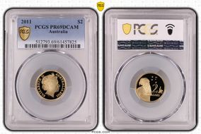 2011 $2 PR69DCAM