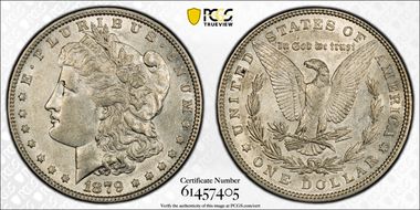 1879 $1 AU53